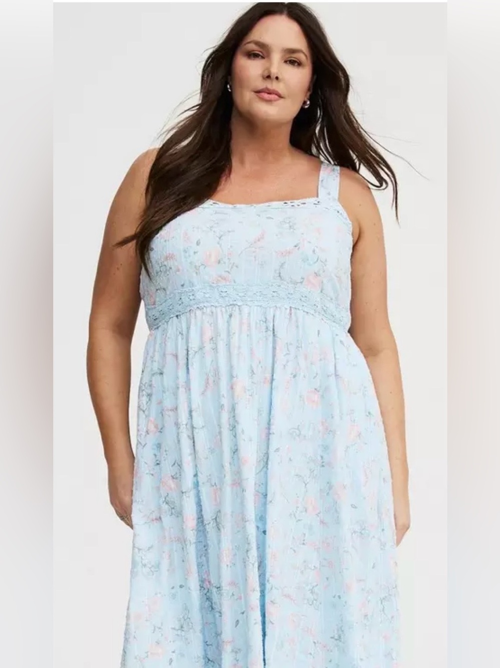 Torrid Light Blue, Square Neck Tea Length Dress
SIZE 2X *NWT* - Picture 2 of 14